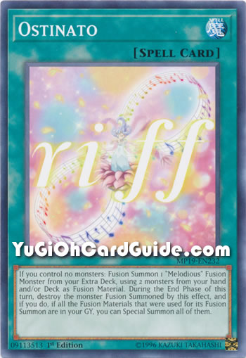 Yu-Gi-Oh Card: Ostinato
