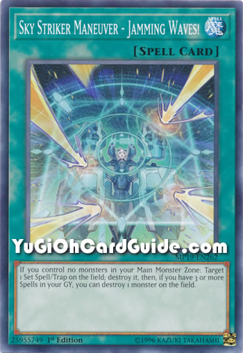 Yu-Gi-Oh Card: Sky Striker Maneuver - Jamming Waves!