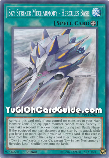 Yu-Gi-Oh Card: Sky Striker Mecharmory - Hercules Base