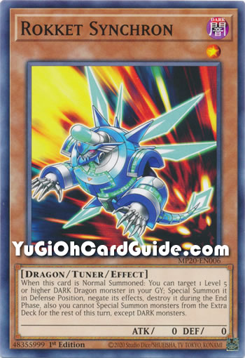 Yu-Gi-Oh Card: Rokket Synchron