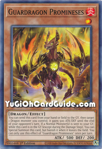 Yu-Gi-Oh Card: Guardragon Promineses