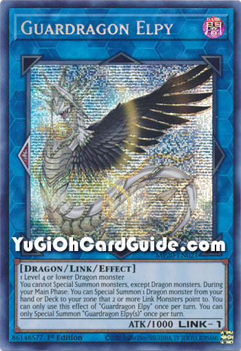 Yu-Gi-Oh Card: Guardragon Elpy