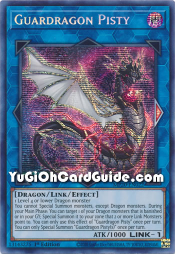 Yu-Gi-Oh Card: Guardragon Pisty
