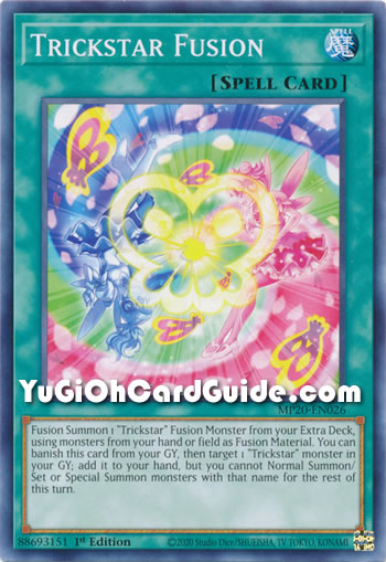Yu-Gi-Oh Card: Trickstar Fusion