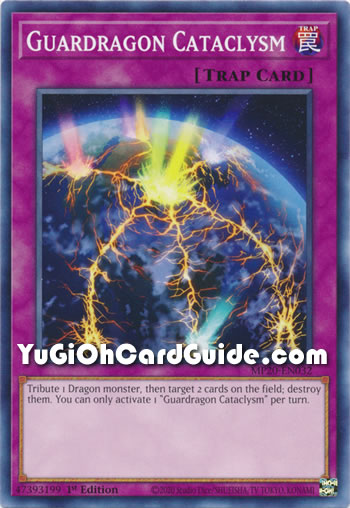 Yu-Gi-Oh Card: Guardragon Cataclysm