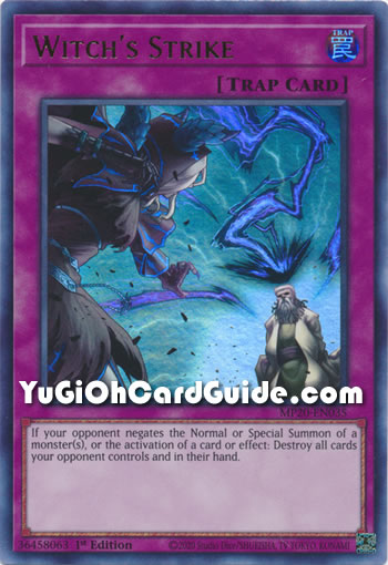Yu-Gi-Oh Card: Witch's Strike