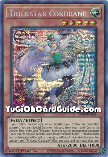 Yu-Gi-Oh Card: Trickstar Corobane