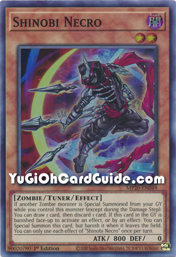Yu-Gi-Oh Card: Shinobi Necro