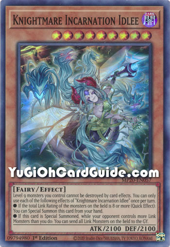 Yu-Gi-Oh Card: Knightmare Incarnation Idlee