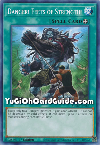 Yu-Gi-Oh Card: Danger! Feets of Strength!