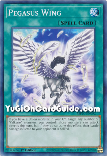 Yu-Gi-Oh Card: Pegasus Wing