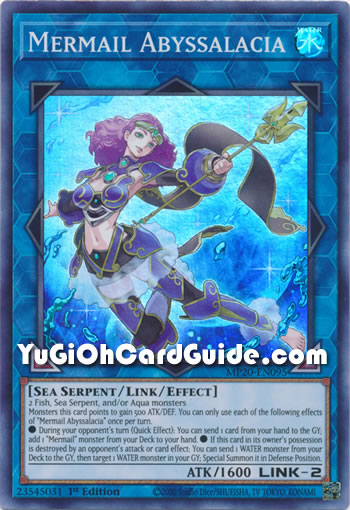 Yu-Gi-Oh Card: Mermail Abyssalacia