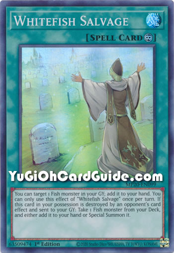 Yu-Gi-Oh Card: Whitefish Salvage