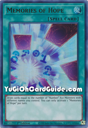 Yu-Gi-Oh Card: Memories of Hope