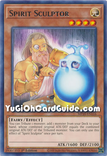 Yu-Gi-Oh Card: Spirit Sculptor
