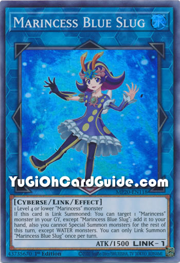 Yu-Gi-Oh Card: Marincess Blue Slug