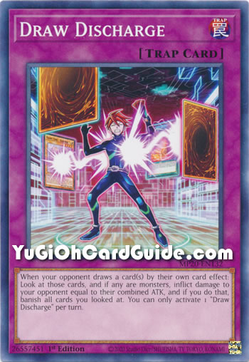 Yu-Gi-Oh Card: Draw Discharge