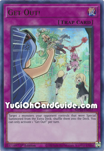 Yu-Gi-Oh Card: Get Out!