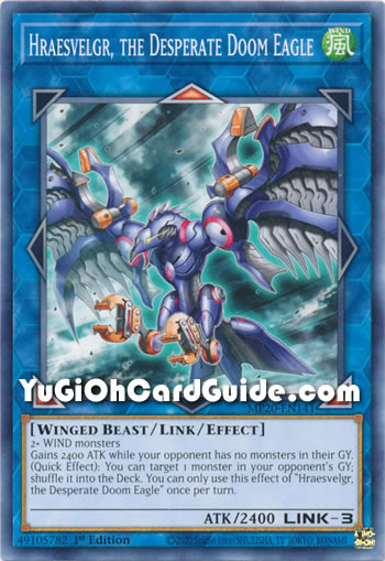 Yu-Gi-Oh Card: Hraesvelgr, the Desperate Doom Eagle