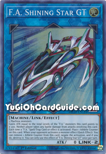 Yu-Gi-Oh Card: F.A. Shining Star GT