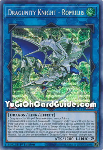 Yu-Gi-Oh! Dragunity Knight - Romulus