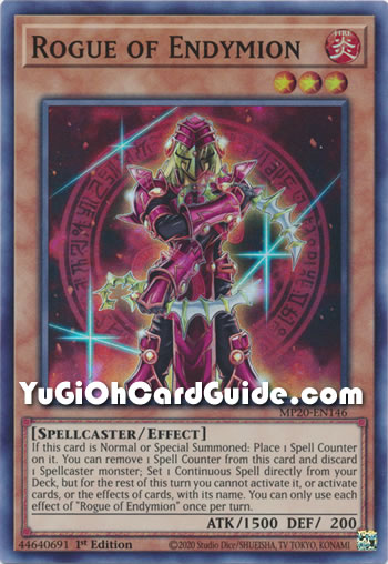 Yu-Gi-Oh Card: Rogue of Endymion