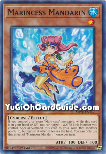 Yu-Gi-Oh Card: Marincess Mandarin