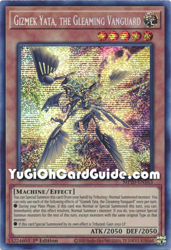 Yu-Gi-Oh Card: Gizmek Yata, the Gleaming Vanguard