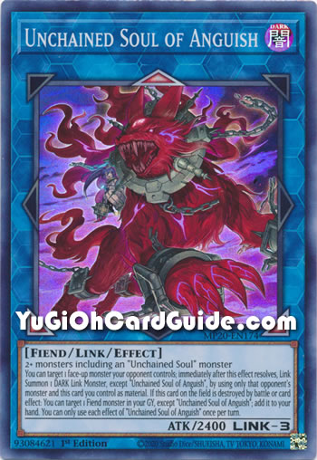 Yu-Gi-Oh Card: Unchained Soul of Anguish