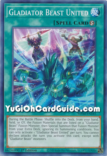 Yu-Gi-Oh Card: Gladiator Beast United
