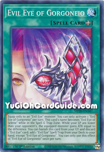 Yu-Gi-Oh Card: Evil Eye of Gorgoneio