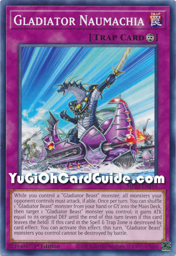Yu-Gi-Oh Card: Gladiator Naumachia
