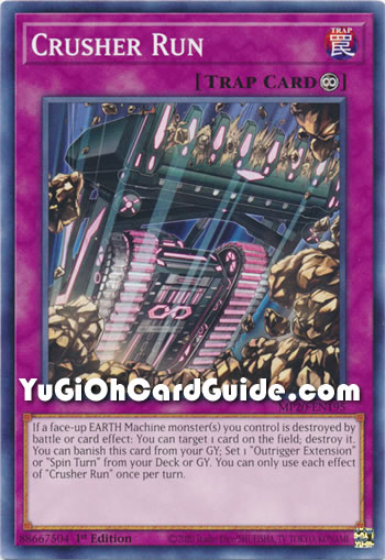 Yu-Gi-Oh Card: Crusher Run