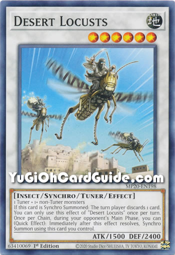 Yu-Gi-Oh Card: Desert Locusts
