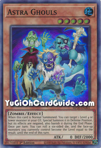 Yu-Gi-Oh Card: Astra Ghouls
