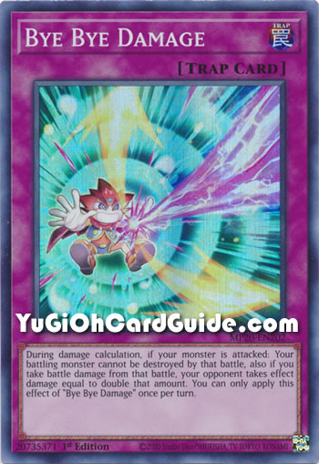Yu-Gi-Oh Card: Bye Bye Damage