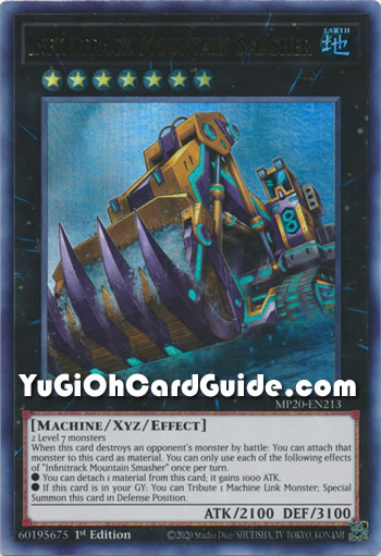 Yu-Gi-Oh Card: Infinitrack Mountain Smasher