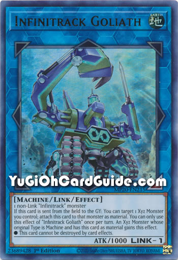 Yu-Gi-Oh Card: Infinitrack Goliath