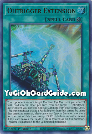 Yu-Gi-Oh Card: Outrigger Extension