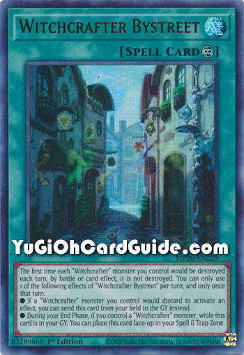 Yu-Gi-Oh Card: Witchcrafter Bystreet