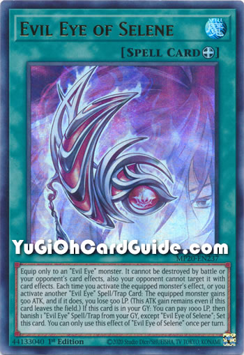 Yu-Gi-Oh Card: Evil Eye of Selene