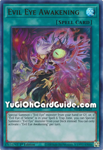 Yu-Gi-Oh Card: Evil Eye Awakening