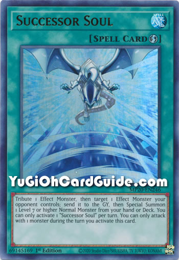 Yu-Gi-Oh Card: Successor Soul