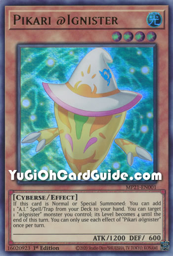 Yu-Gi-Oh Card: Pikari @Ignister