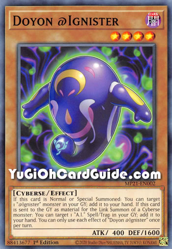 Yu-Gi-Oh Card: Doyon @Ignister