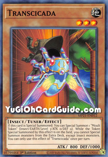 Yu-Gi-Oh Card: Transcicada