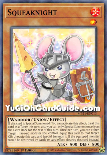 Yu-Gi-Oh Card: Squeaknight