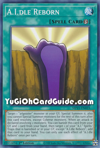 Yu-Gi-Oh Card: A.I.dle Reborn