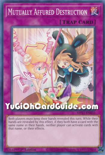 Yu-Gi-Oh Card: Mutually Affured Destruction