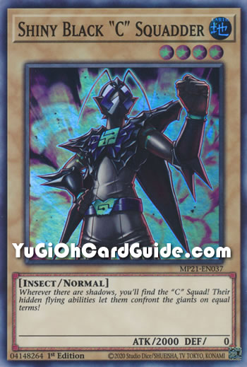 Yu-Gi-Oh Card: Shiny Black C